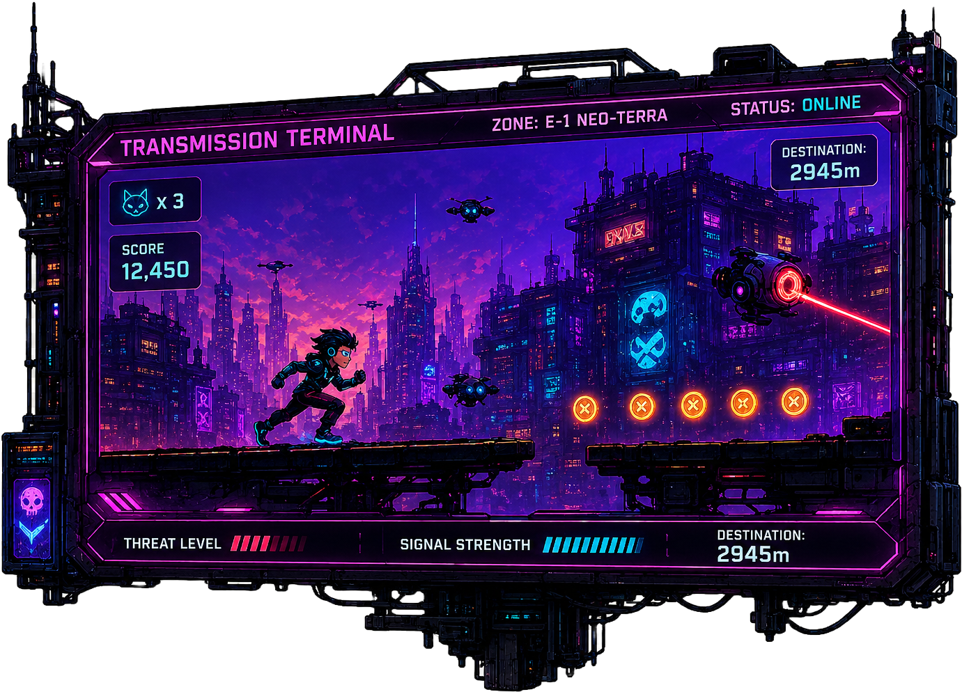 Signal Dasher transmission terminal