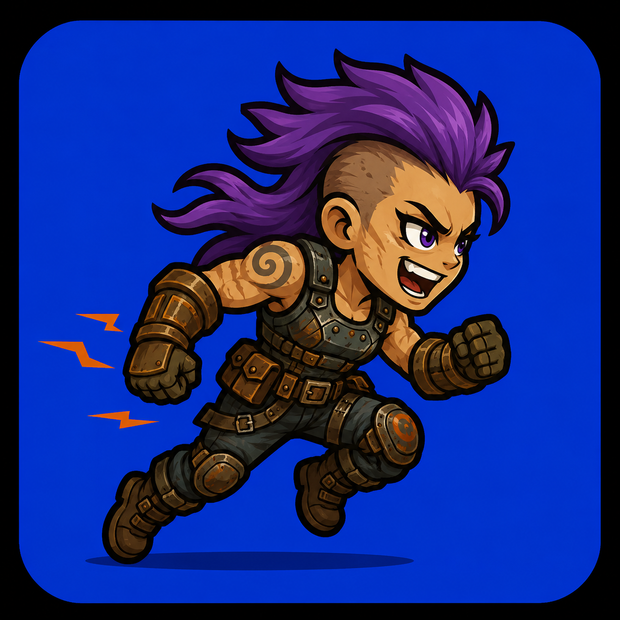 Ricochet runner portrait